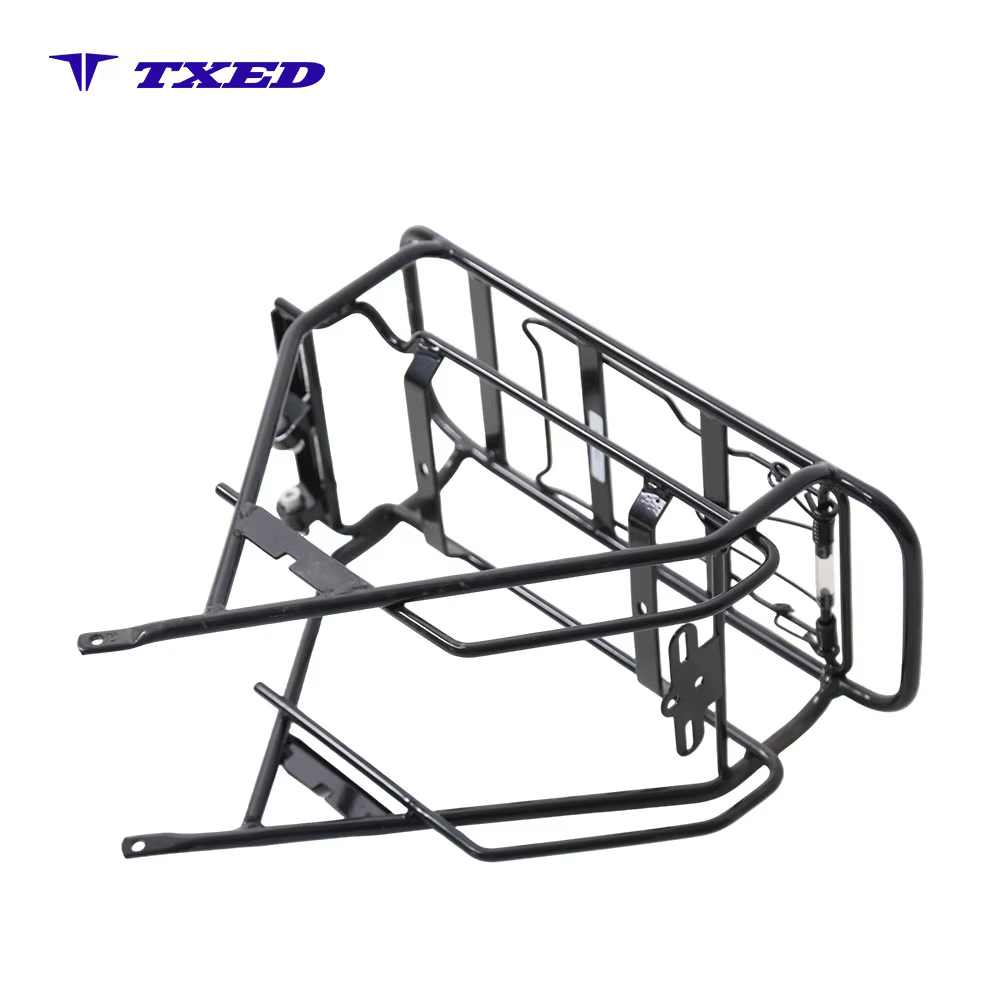 20 Inch Bicycle Rear Rack Double Layer Steel Tube Bike Rear Carrier Luggage Cargo Rack for Kids MTB City Bike detail image 2