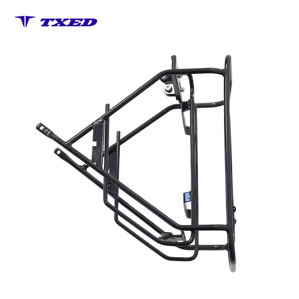 20 Inch Bicycle Rear Rack Double Layer Steel Tube Bike Rear Carrier Luggage Cargo Rack for Kids MTB City Bike detail image 3
