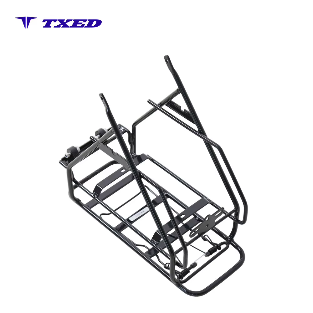 20 Inch Bicycle Rear Rack Double Layer Steel Tube Bike Rear Carrier Luggage Cargo Rack for Kids MTB City Bike detail image 4