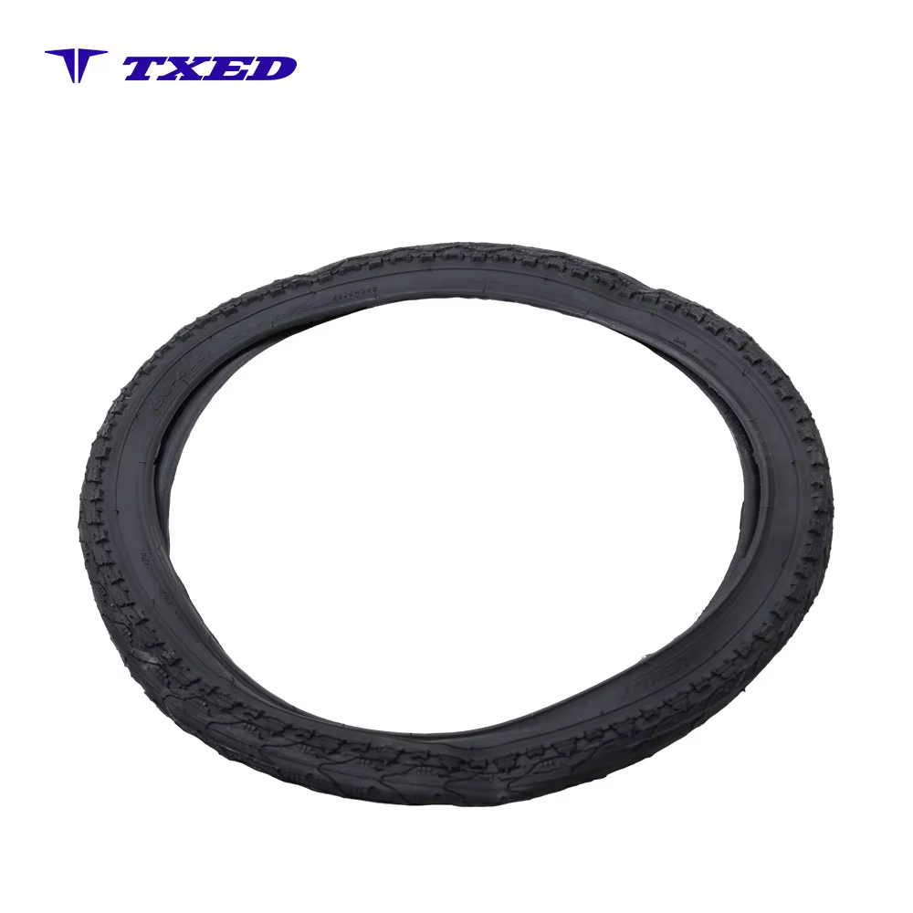 20"x1.95 Alloy Wheel V Brake Black Tubeless Tire Durable Rubber Anti-Puncture Strong Grip Smooth Ride for City & Light Off-Road detail image 1