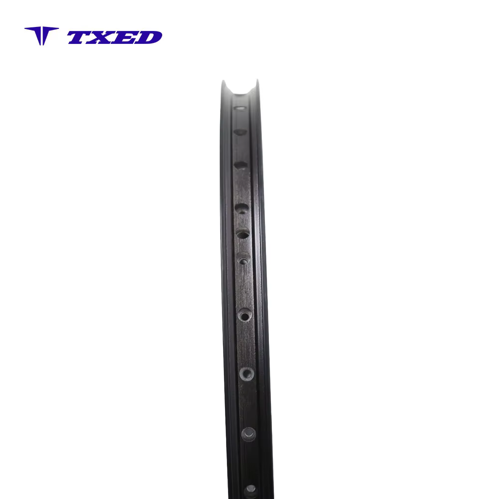 20"x13Gx36H Double Wall Alloy Rim 6061 Aluminum Tubeless Strong & Lightweight AV Valve Black with Silver Logo detail image 1
