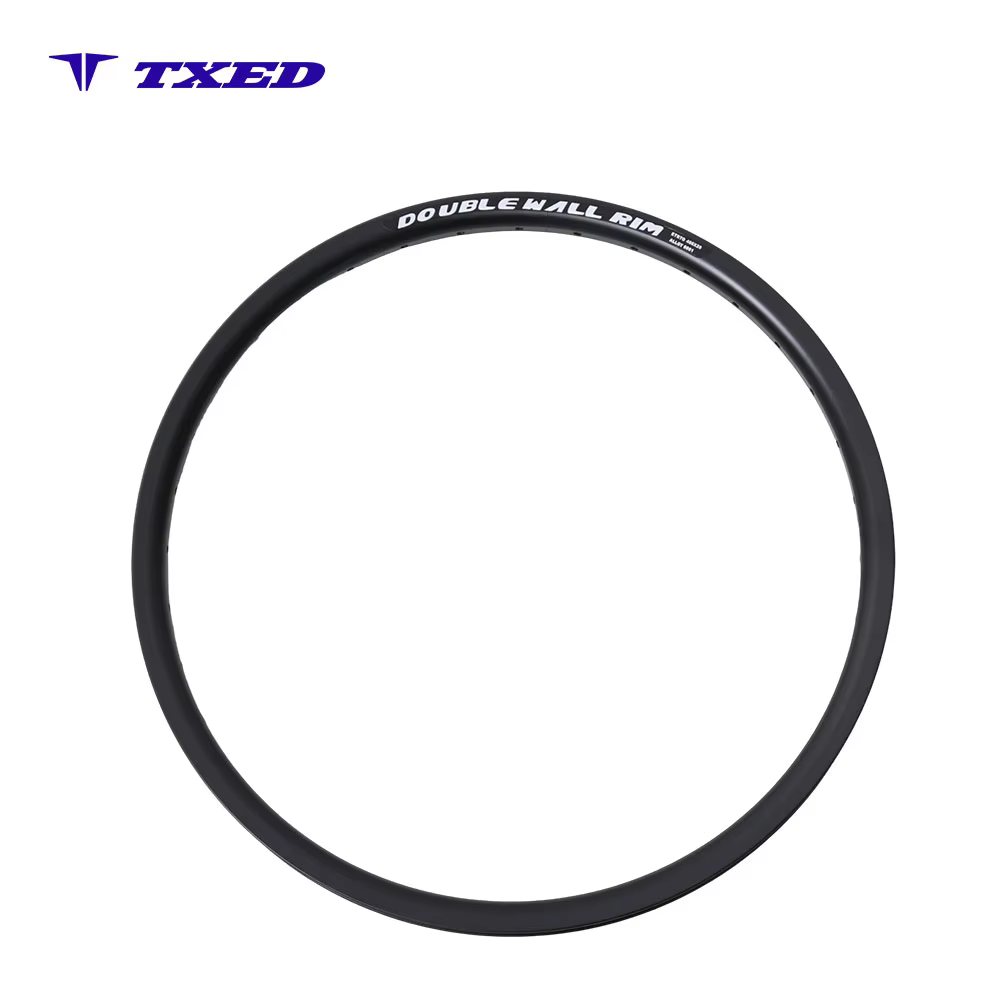 20"x13Gx36H Double Wall Alloy Rim 6061 Aluminum Tubeless Strong & Lightweight AV Valve Black with Silver Logo detail image 4
