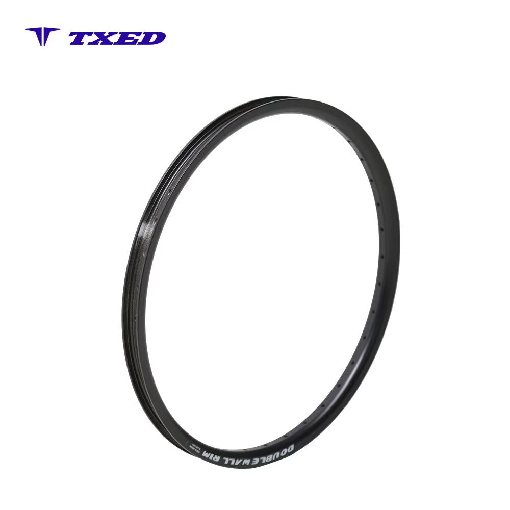 20"x13Gx36H Double Wall Alloy Rim 6061 Aluminum Tubeless Strong & Lightweight AV Valve Black with Silver Logo detail image 5