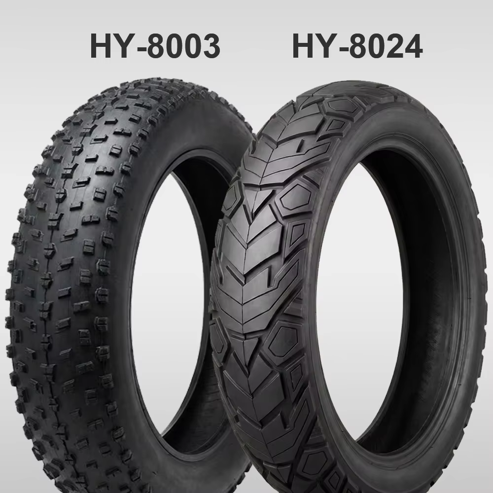 20x4.0 Fat Tire Electric Motorcycle Bike Rubber Tyre All Terrain Snow Beach E-bike Replacement Wide Fat Tire Parts