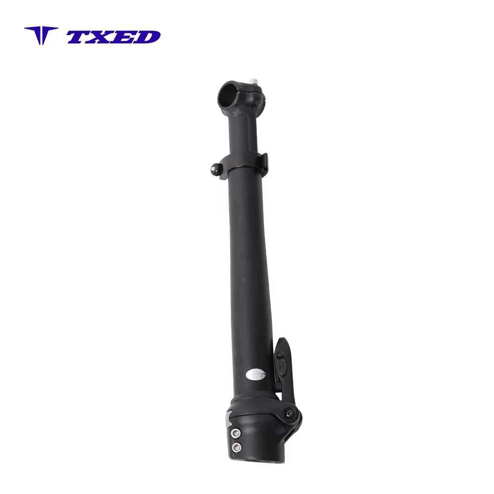 25.4x28.6mm Double Screw Fix Aluminum Right Folding Bike Stem With Safety Wire for Bicycle