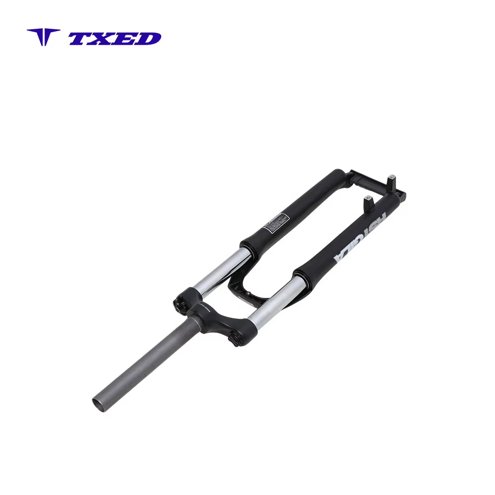 26inch 100mm Aluminum Alloy Disc Brake Hydraulic Lockout Coil Spring Mountain Bike Suspension Front Fork detail image 3