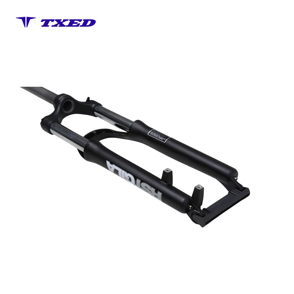 26inch 100mm Aluminum Alloy Disc Brake Hydraulic Lockout Coil Spring Mountain Bike Suspension Front Fork detail image 7