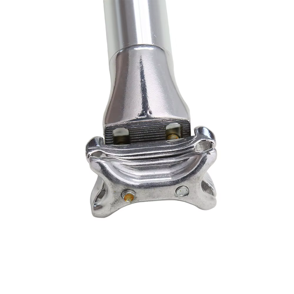 27.2*300mm Adjustable Aluminum Alloy Suspension Seat Post with Clamp Head for Mountain Bikes & Road Bikes detail image 2