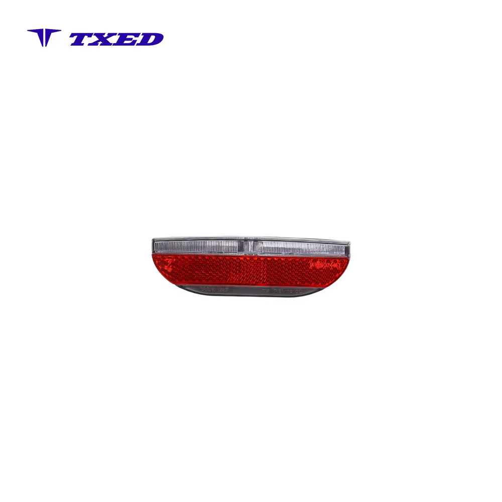 6V LED 80mm Hole Distance 2M Wire IPX4 Waterproof PC Material Eco-Friendly Durable Bicycle Rear Light