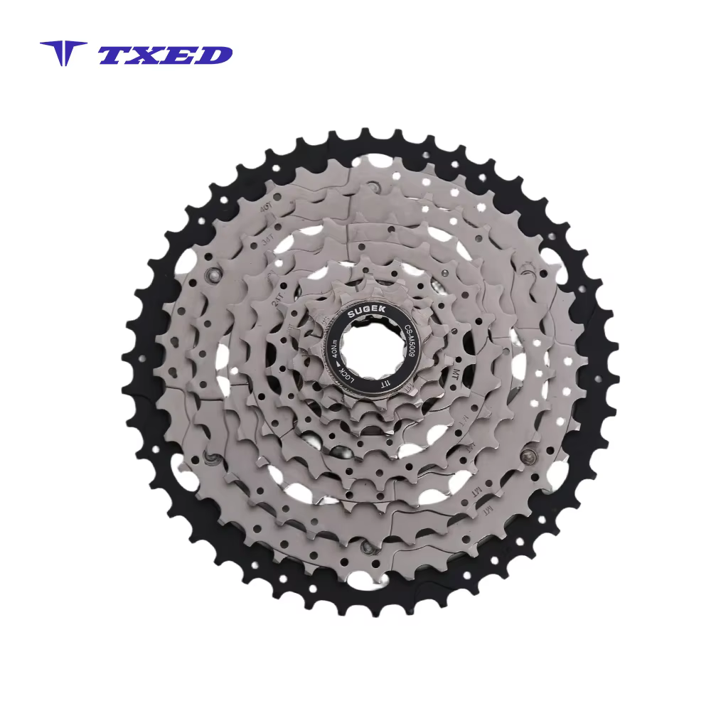 9-speed Aluminum Alloy Flywheel for Mountain Bikes-High Strength Waterproof Electric Bicycle Accessory for Complex Terrain
