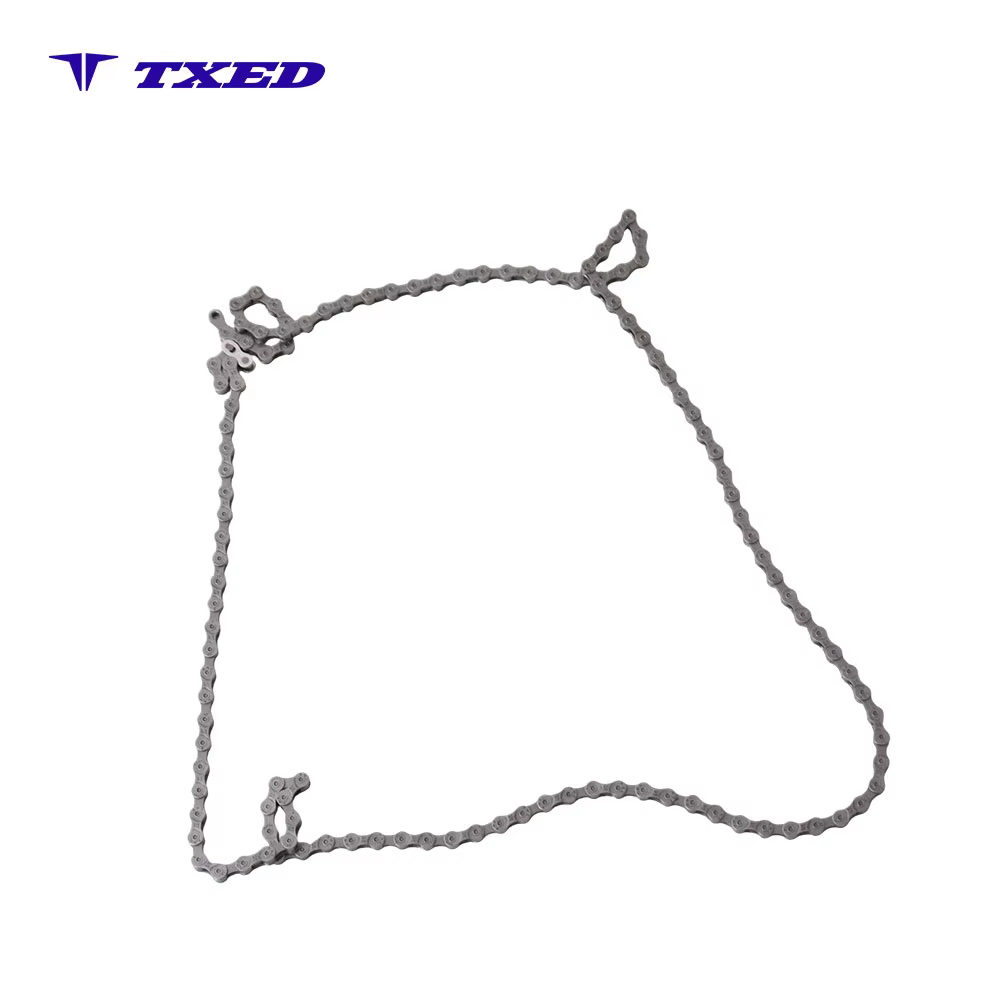 9 Speed Bicycle Derailleur Chain 1/2"x11/128" 120 Links Bike Chain With Locating Pin for Bicycle Cycling Replacement Part detail image 1