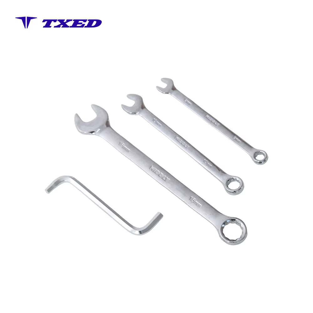 9737 Bicycle Repair Tool Open End & Ring Wrench Dual Use 8mm 10mm 15mm for Bike Assembly detail image 3