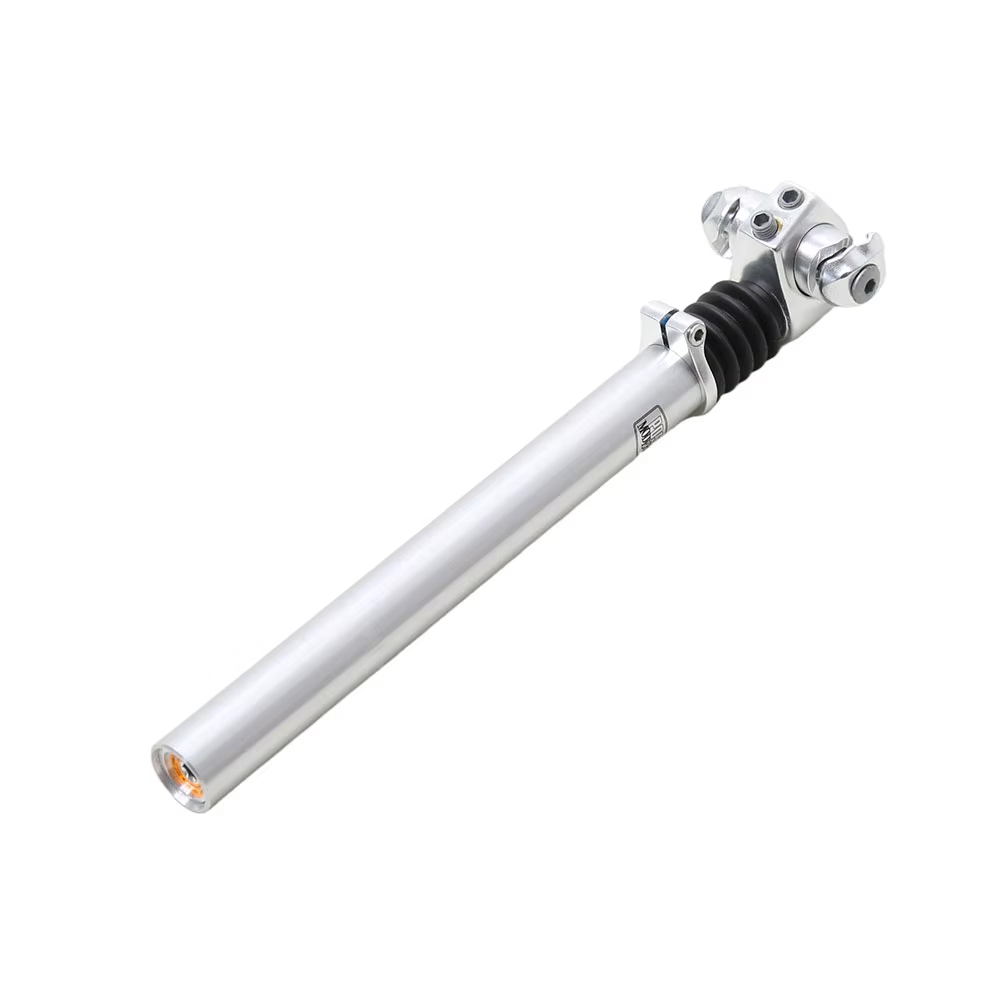 Aluminum Adjustable Suspension 27.2x300mm Seat Post with Locking Clamp for Electric Bike E-Bike Saddle Tube Replacement