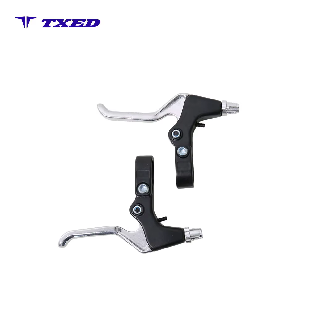 Aluminum Alloy 2-Finger Adjustable Bike Brake Lever with Easy Installation Universal for MTB Road Bike E-Bike & Kids' Bikes