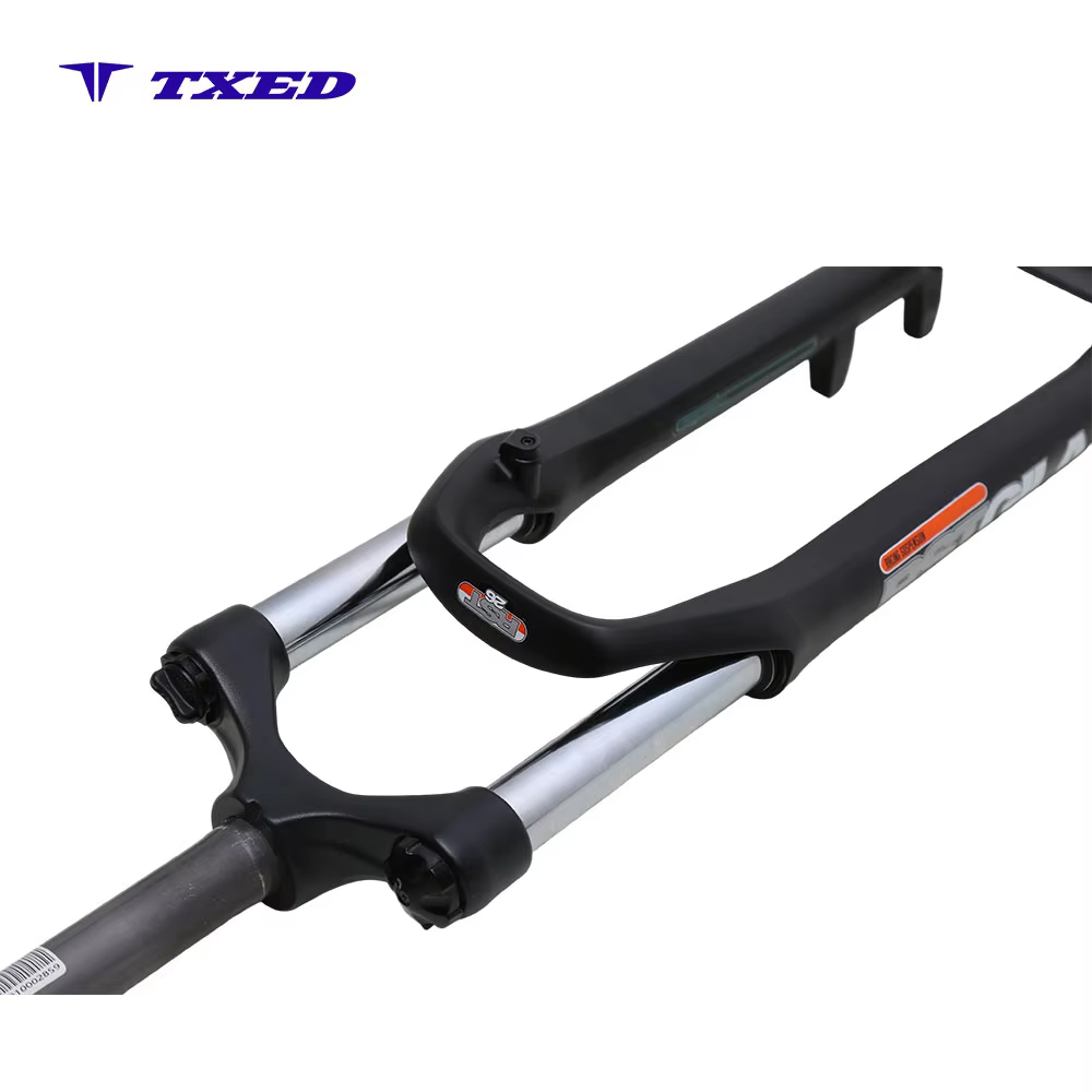 Aluminum Bicycle Front Suspension Fork with Coil Spring and Straight Steerer 26 Inch Threadless Hydraulic Lockout for E-Bike detail image 6