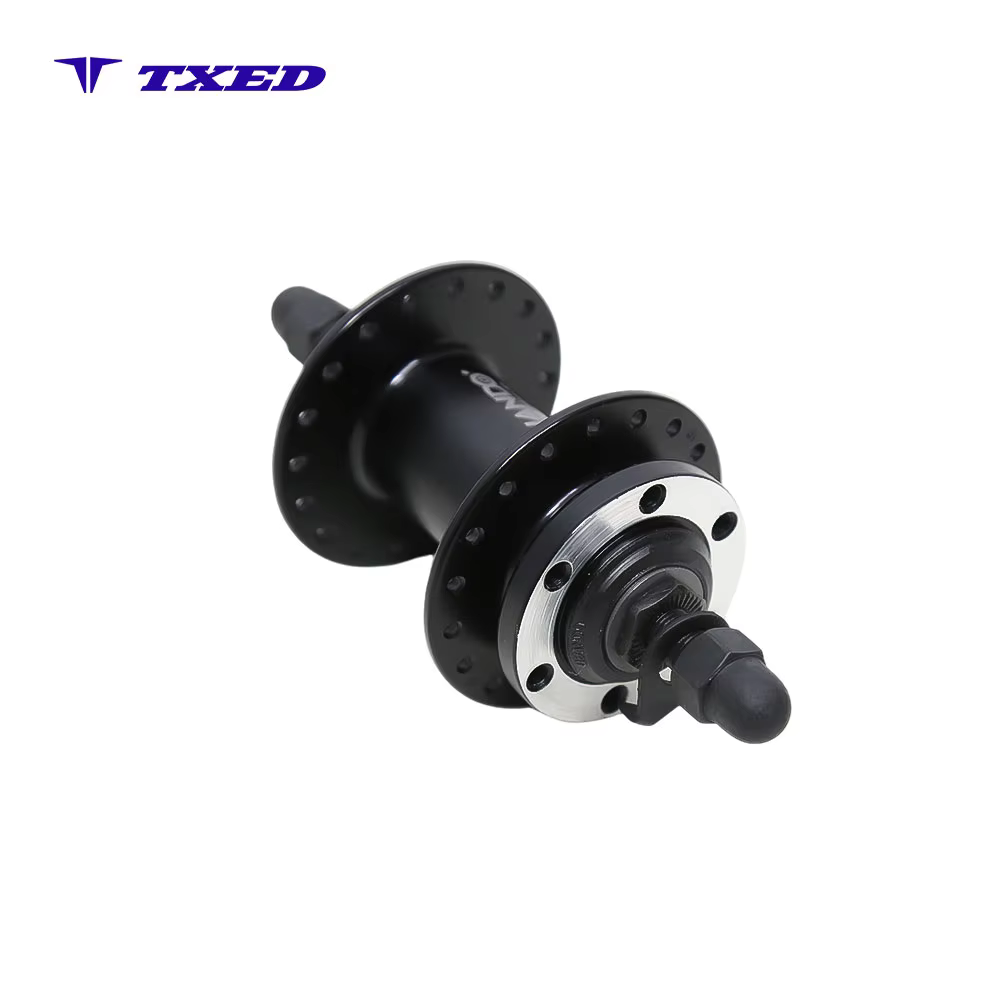 Aluminum Front Hub Disc Brake 36H Spoke Hole 13g Gauge Quick Release Axle Safety Hook Cap Nut Sealed Design Factory detail image 5