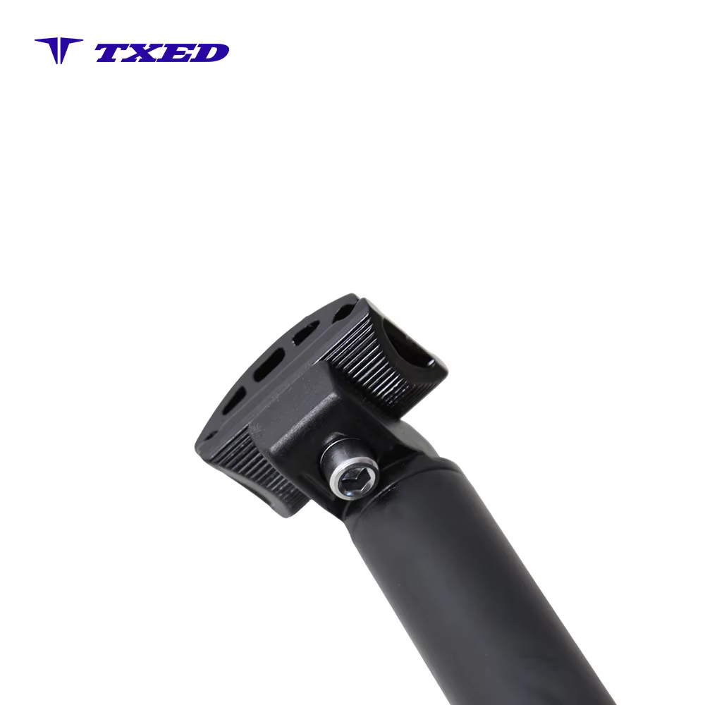 Anodized Sandblasted Aluminum 30.4mm Diameter 530mm Length Bike Seat Tube Bicycle Seat Post with Safety Cable detail image 3
