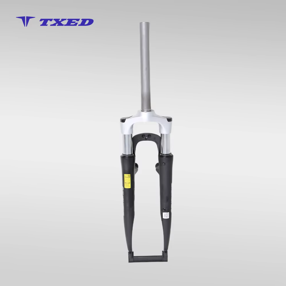 Bicycle Front Fork 63mm Travel Aluminum Alloy Crown V-Brake Suspension Coil for BMX/Kids' Bikes