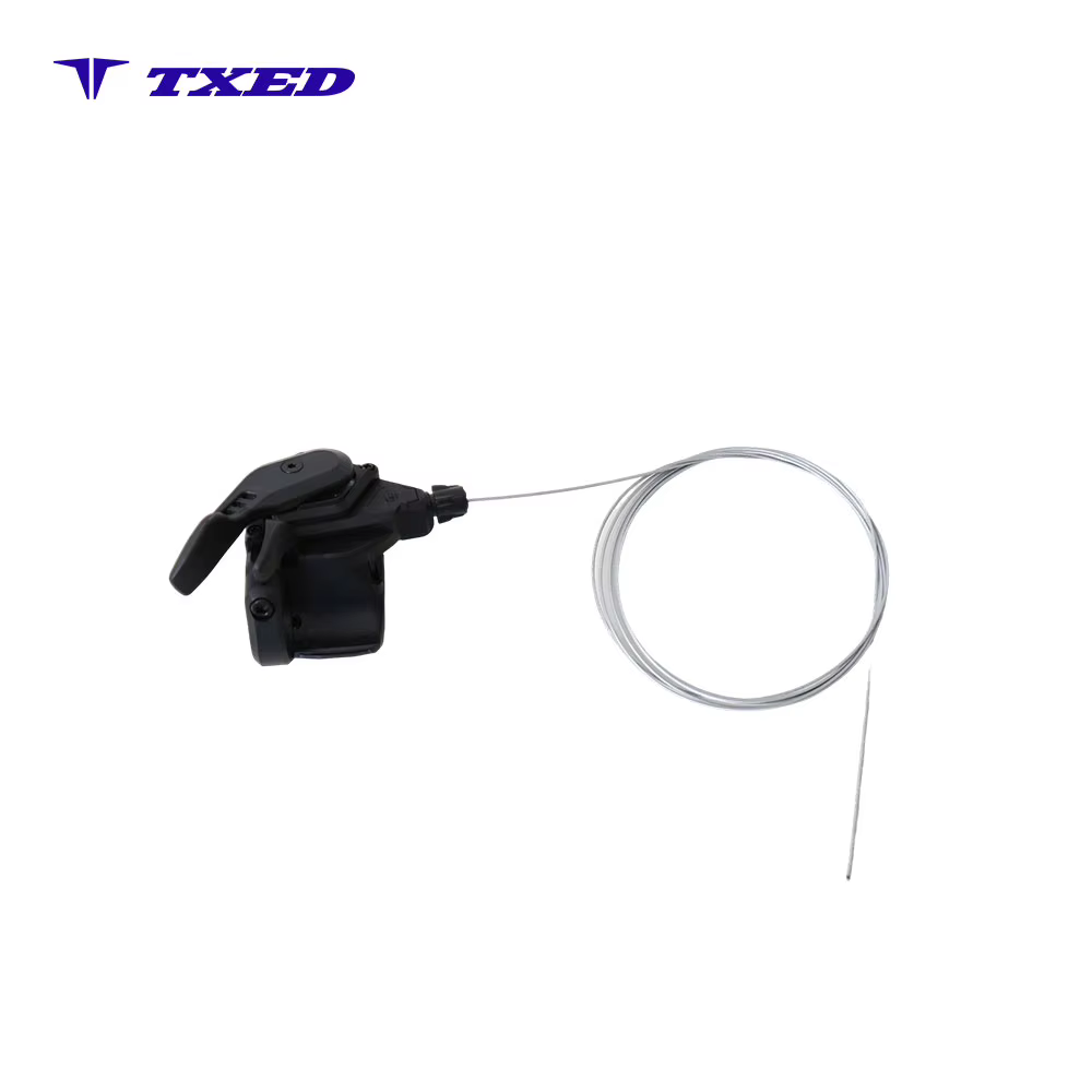 Bicycle Right Shift Lever 7 Speed 2-Finger Forged Aluminum Mineral Oil Black MTB Road City Bike Gear Handlebar Control detail image 4