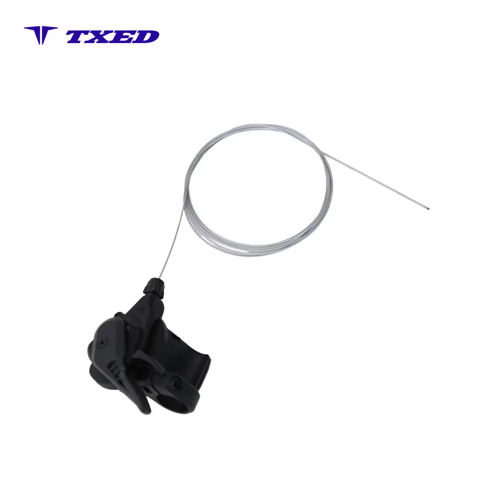 Bicycle Right Shift Lever 7 Speed 2-Finger Forged Aluminum Mineral Oil Black MTB Road City Bike Gear Handlebar Control detail image 5