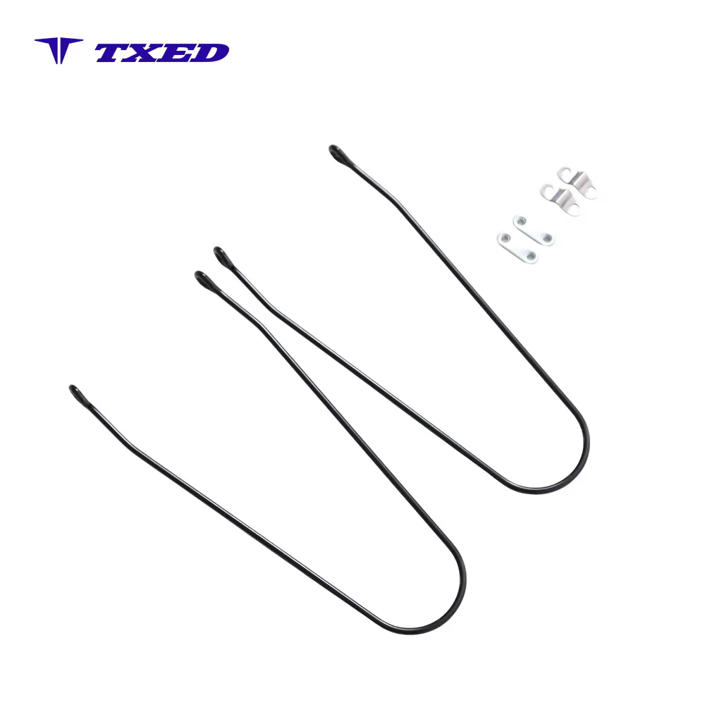 Black Aluminum Alloy Bicycle Mudguard Stay for 20" Bikes, Fender Support for 56mm Wide Mudguards detail image 2