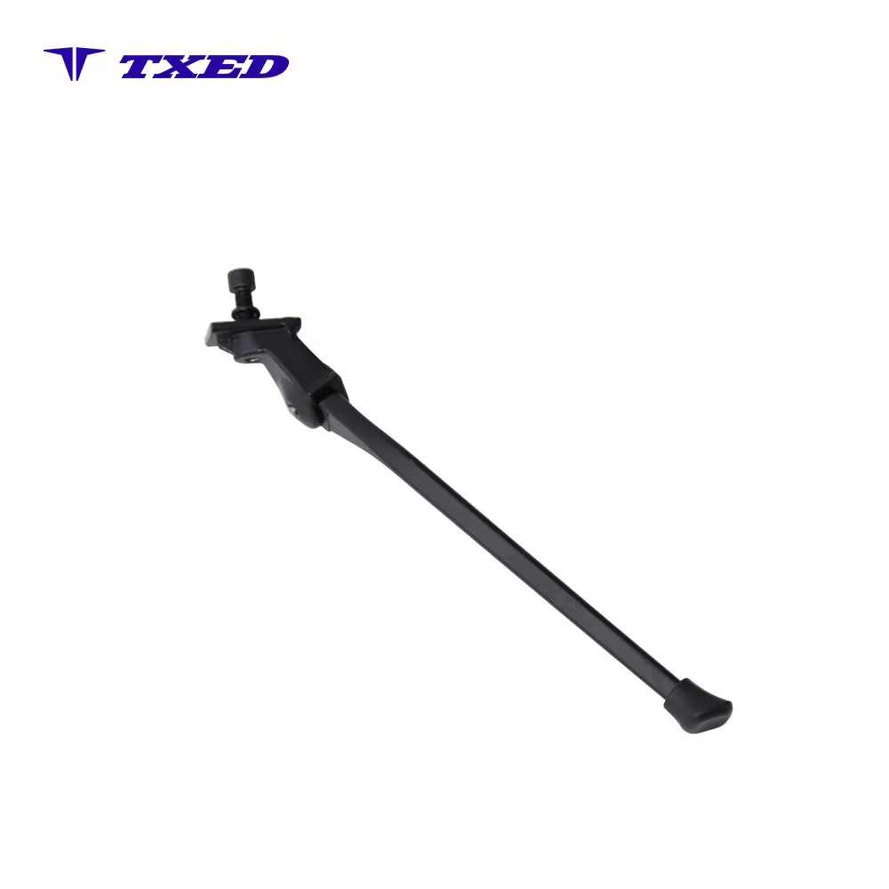 Xianghua XH311 Black Sprayed Rustproof Carbon Steel Single Bike Side Stand Replacement Fit 24/26 Inch Commuter Bicycle Kickstand detail image 2
