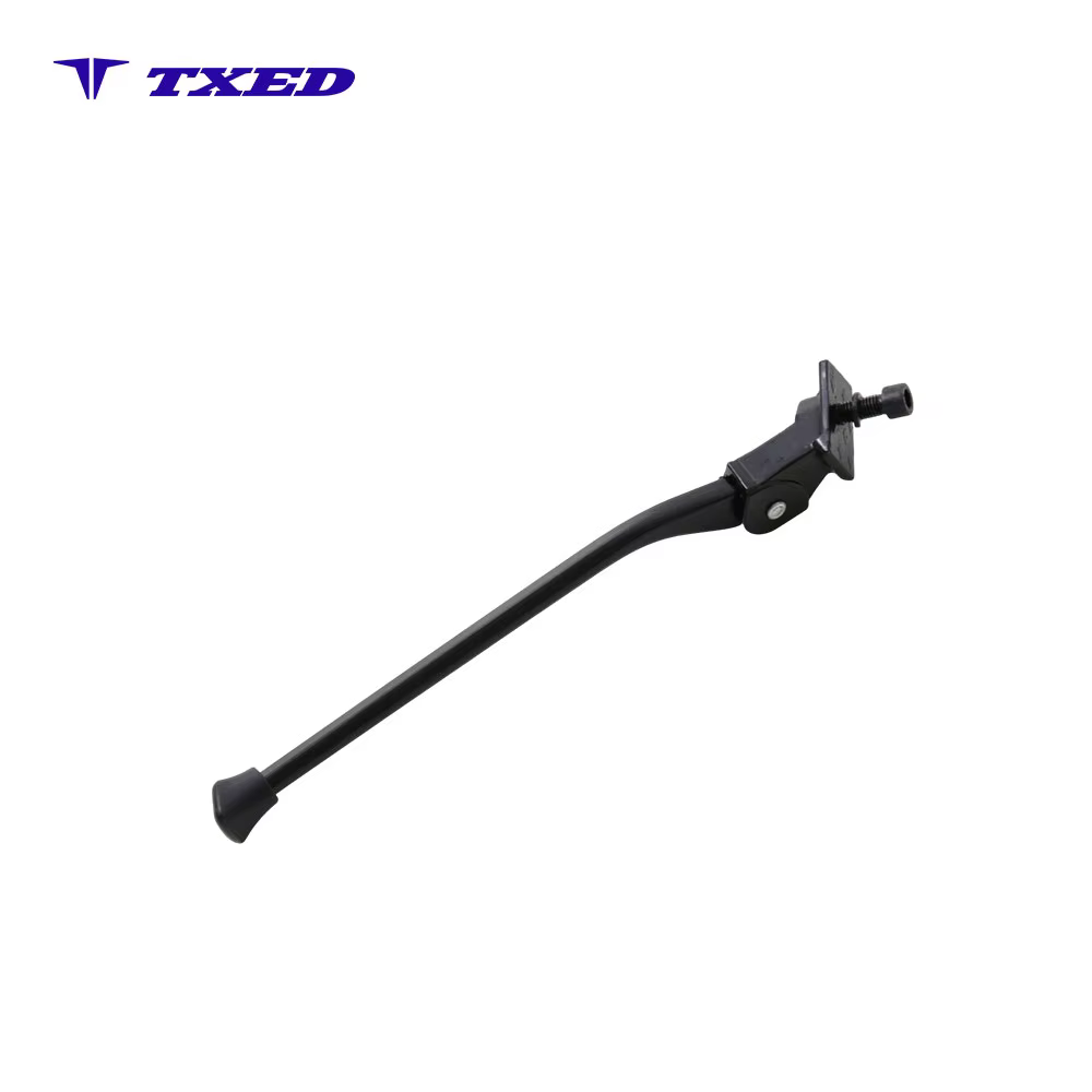Xianghua XH311 Black Sprayed Rustproof Carbon Steel Single Bike Side Stand Replacement Fit 24/26 Inch Commuter Bicycle Kickstand detail image 3
