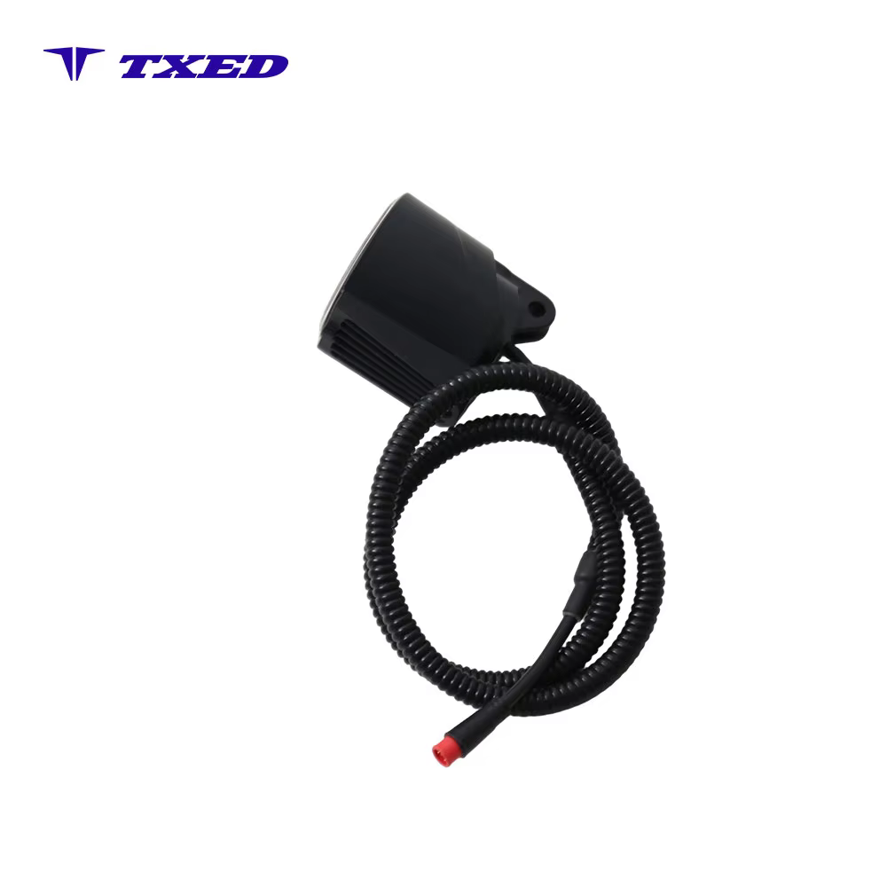 Black Waterproof IP67 High Brightness LED Front Light with Sensor Switch Battery Hub dynamo Bicycle Light Xingcheng HL2800-80