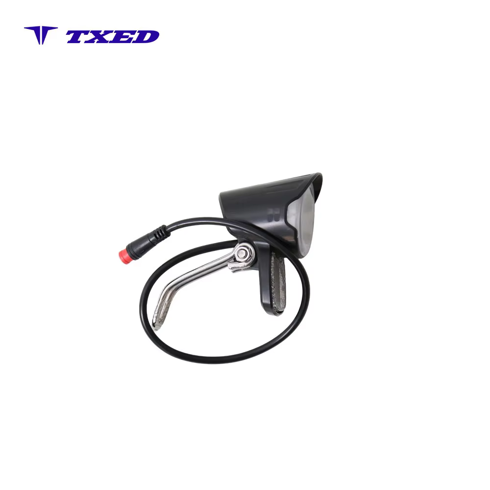 Durable 6V Waterproof LED Front Lamp Replacement Accessory Front Power Light for Electric Bicycle detail image 1