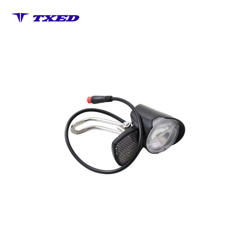 Durable 6V Waterproof LED Front Lamp Replacement Accessory Front Power Light for Electric Bicycle detail image 2