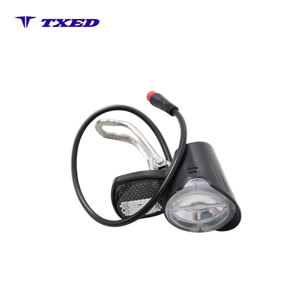 Durable 6V Waterproof LED Front Lamp Replacement Accessory Front Power Light for Electric Bicycle detail image 3