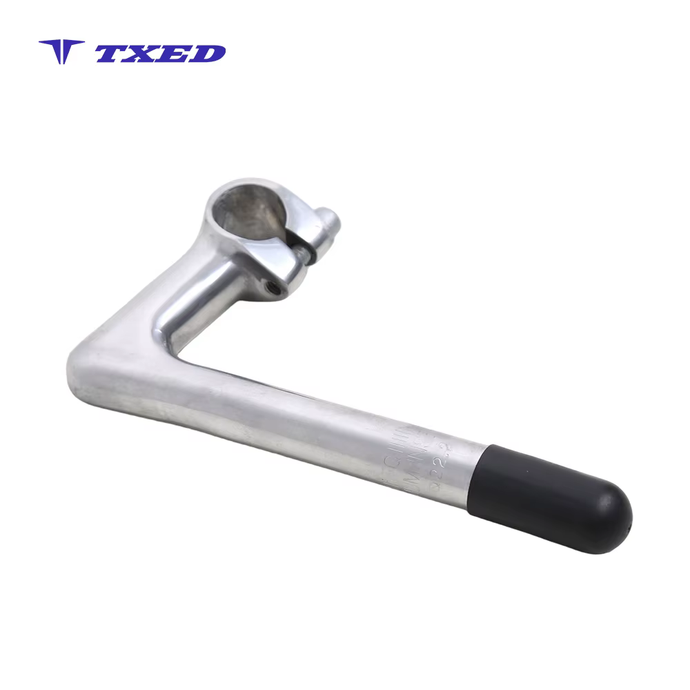 Durable Aluminum Mountain Bike Stem Silver Classic Handle Adjustable Light Weight 15-25mm detail image 4