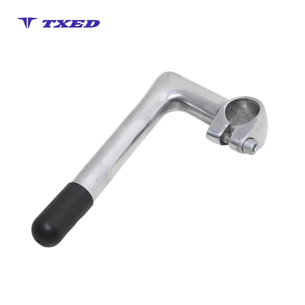Durable Aluminum Mountain Bike Stem Silver Classic Handle Adjustable Light Weight 15-25mm detail image 5