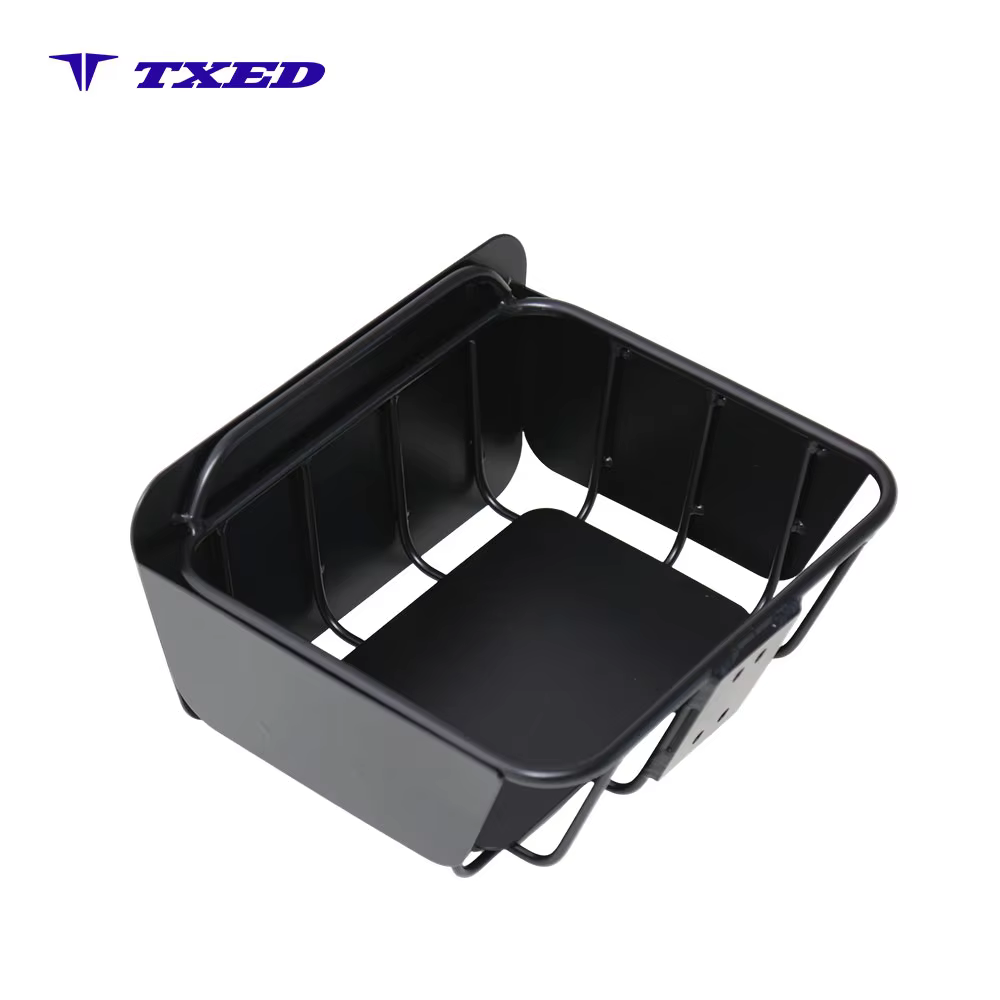Durable Cycling Cargo Basket With Protective Plate Standard Size Bike Rear Frame Basket detail image 2
