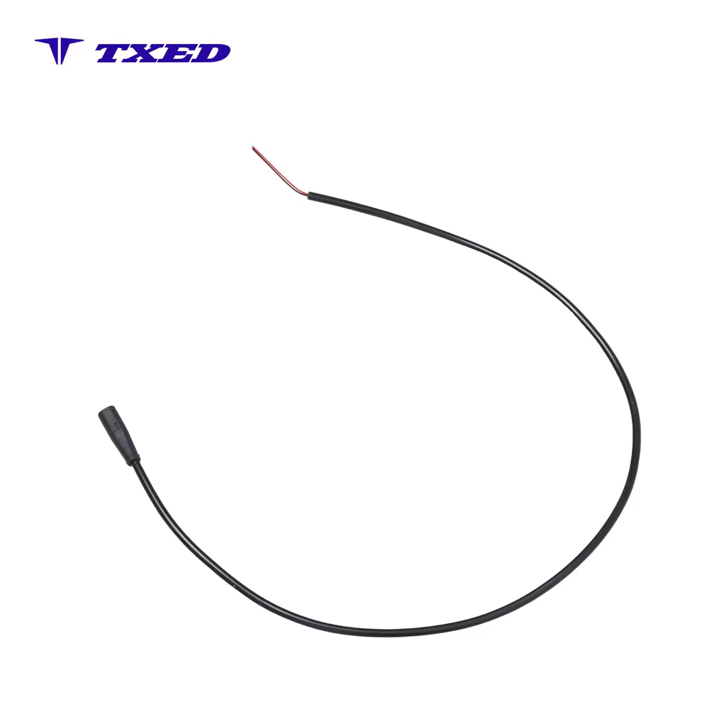 Durable E-Bike 400mm Copper Core + PVC Insulation Sheath Connection Wire Single-end Male/Female Plug Irregular Shape Power Cable detail image 5