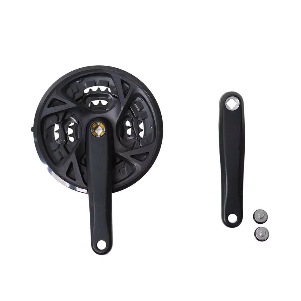Durable for Aluminum Alloy Crank Set 170mm 44-32-22T 9-Speed Mountain Bike Triple Chainset detail image 1