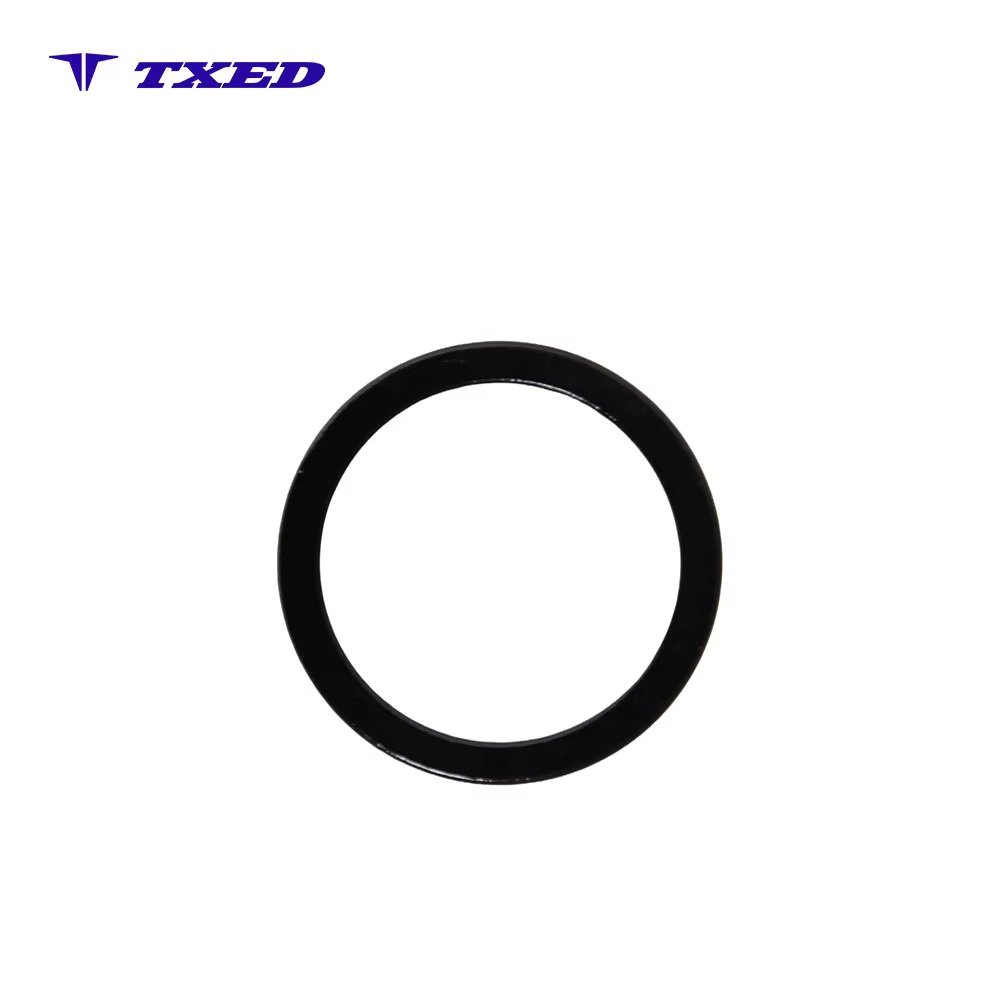 Durable Lightweight 28.6mm X 51mm Aluminum Alloy Black Bicycle & Electric Bike Adjustment Ring detail image 2