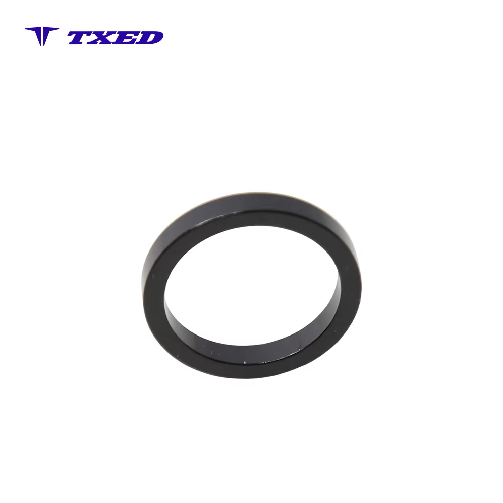 Durable Lightweight 28.6mm X 51mm Aluminum Alloy Black Bicycle & Electric Bike Adjustment Ring detail image 3