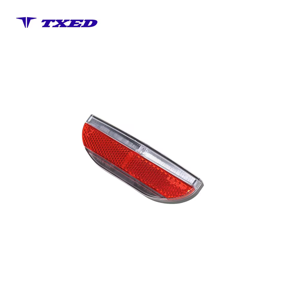 E Bike Rear Power Light IPX4 Waterproof 6V LED Red with 2m Cable for Electric Bicycle