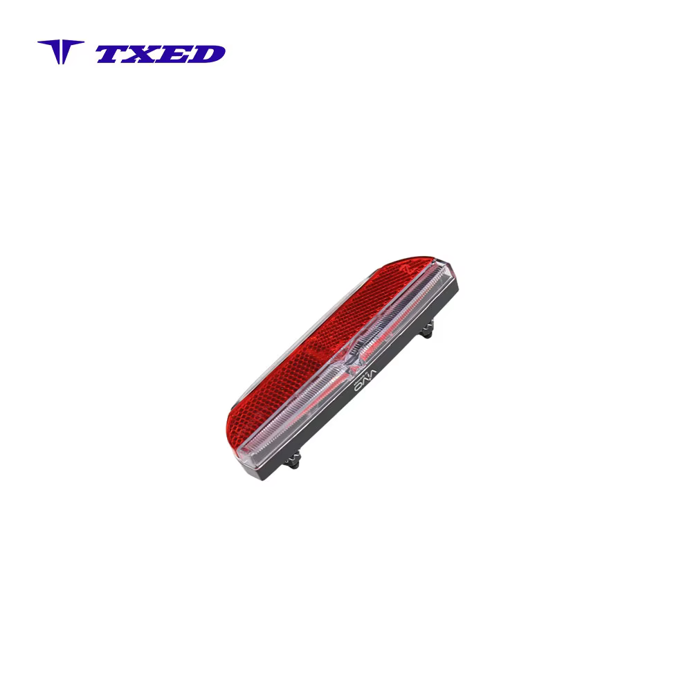 Electric Bike Tail Light 6V LED with Switch and Wire Waterproof IPX4 PC Material for Bicycle Lighting detail image 4