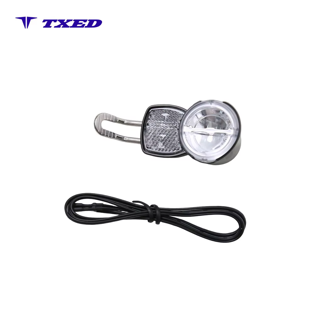 Electric Ebike Front Headlamp 6V LED High Quality with 1M Cable detail image 4
