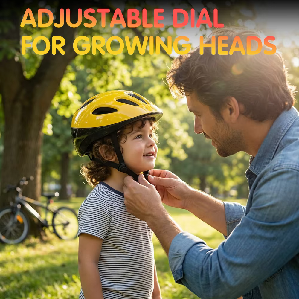 EN1078 Certified Ultra Light 0.5kg PC+EPC Material 11 Ventilation Adjustable Shock Absorption Kids Bike Helmet