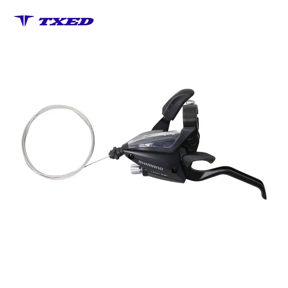 For 3-Speed Aluminum Alloy Durable Lightweight Bicycle Shifter Lever Shift Cable for Mountain Bike E-bike Universal