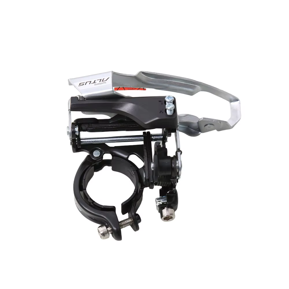 For M370 High Performance Aluminum Alloy Mountain Bike Front Derailleur for 3-Speed Drivetrain-Lightweight & Durable