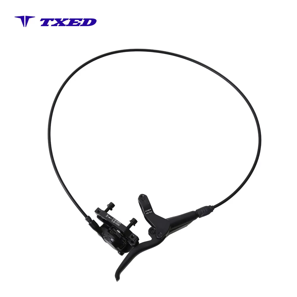 Front Hydraulic Disc Brake Aluminum Caliper 160mm Stainless Steel Rotor 850mm Oil Hose Left Lever for Electric Mountain Bike detail image 4