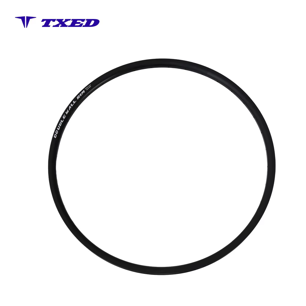Full Black Alloy 6061 Double Wall 18mm Height Neutral Logo Silver Mark HLQC-19A V-Brake Tubeless Tire Pillar Spokes HengTong detail image 4