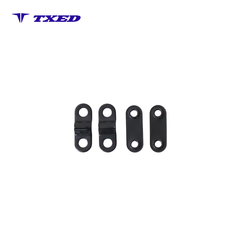 Fuxing TXED01 20 Inch Bicycle Mudguard Stay 4.5mm Steel Wire Matte Black Bike Fender Mounting Bracket Set for 58mm Curved detail image 4