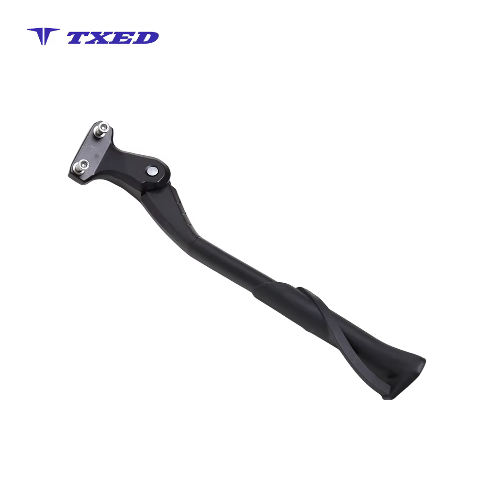 Heavy Duty Aluminum Bicycle Side Stand Double Hole 28-32cm for Rear Axle Electric Bicycle Accessories detail image 2