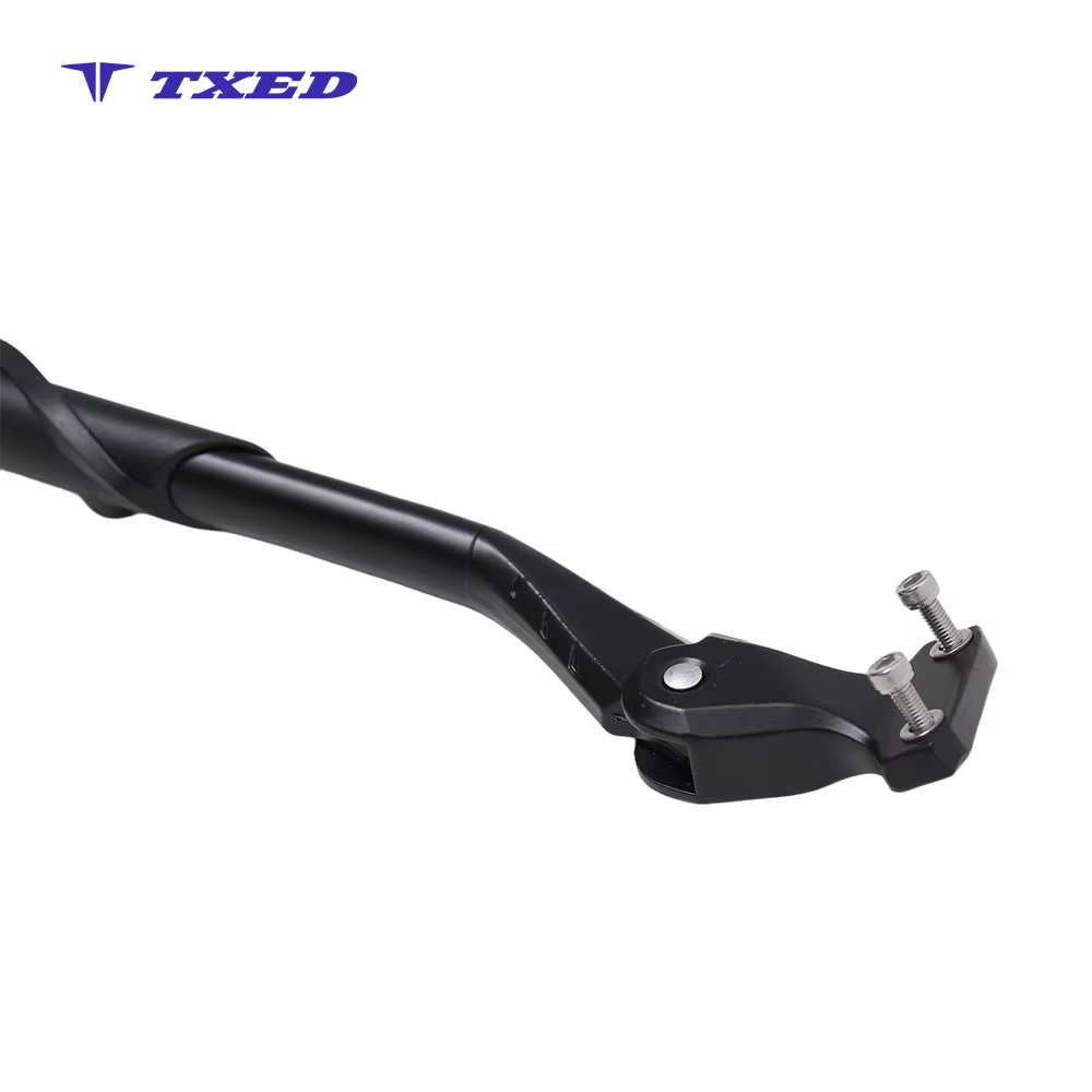 Heavy Duty Aluminum Bicycle Side Stand Double Hole 28-32cm for Rear Axle Electric Bicycle Accessories detail image 4