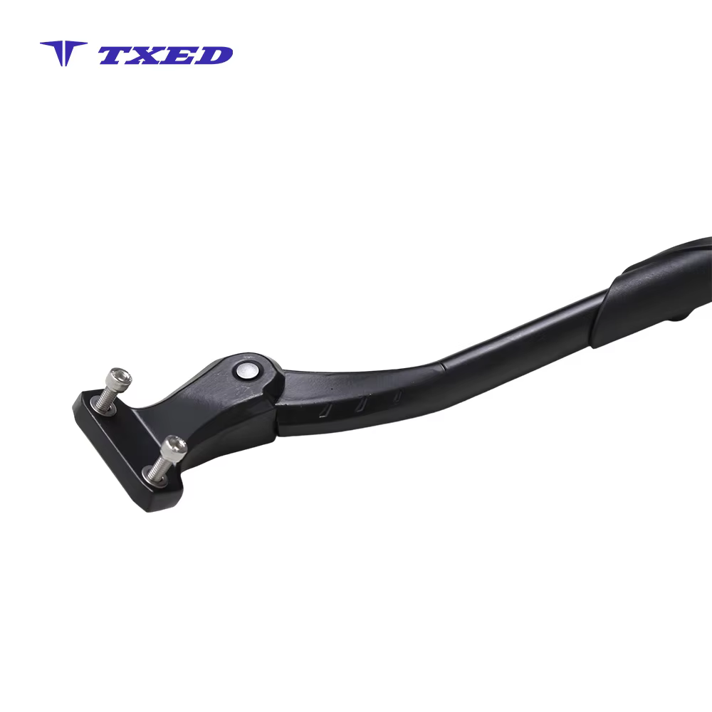 Heavy Duty Aluminum Bicycle Side Stand Double Hole 28-32cm for Rear Axle Electric Bicycle Accessories detail image 5